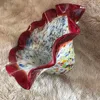 Wholesale decorative glass bowl artware hand blown glass factory in china