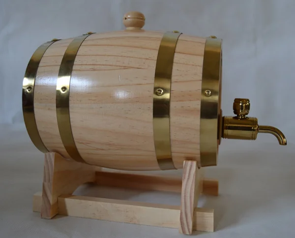 Metal bands mini craft oak wood barrel factory