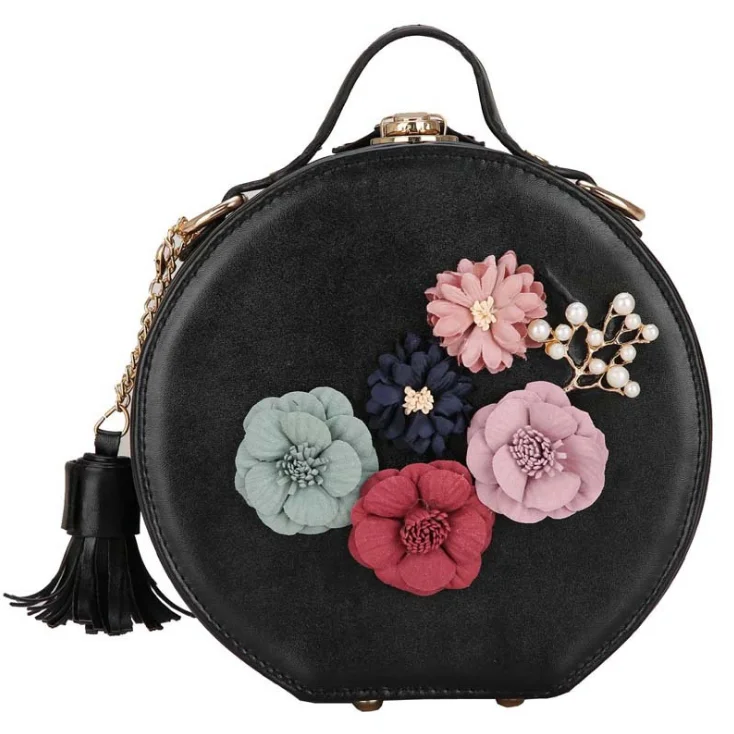 

Fashion MINI Bag Handbag For Women Wholesale Flowers Bead Beach Bag Crossbody Body, 4 colors