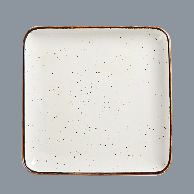 product-Two Eight-plates restaurant ceramic plate crockery for hotels plate catering-img-4