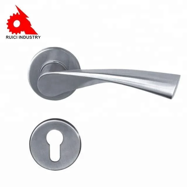 Brass Garage Double Sided Door Pull Handle And Door Lock Handle Buy