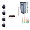 Wireless FCC magnetic traffic light controller sensor for vehicle counting