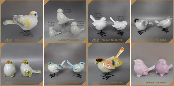 wholesale chinese white porcelain bird wedding souvenirs guests,wedding favors gifts,love bird figurine for wedding guests