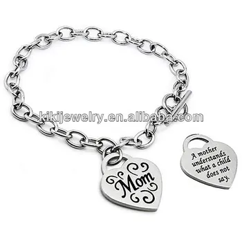 engraved bracelet for mom