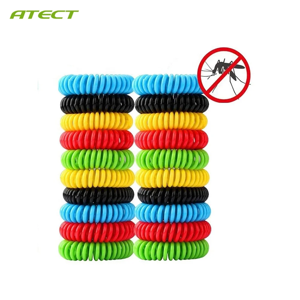 

2022 New Waterproof Mosquito Repellent Bracelet Anti Insect Bracelet Wristbands, Green, blue or oem