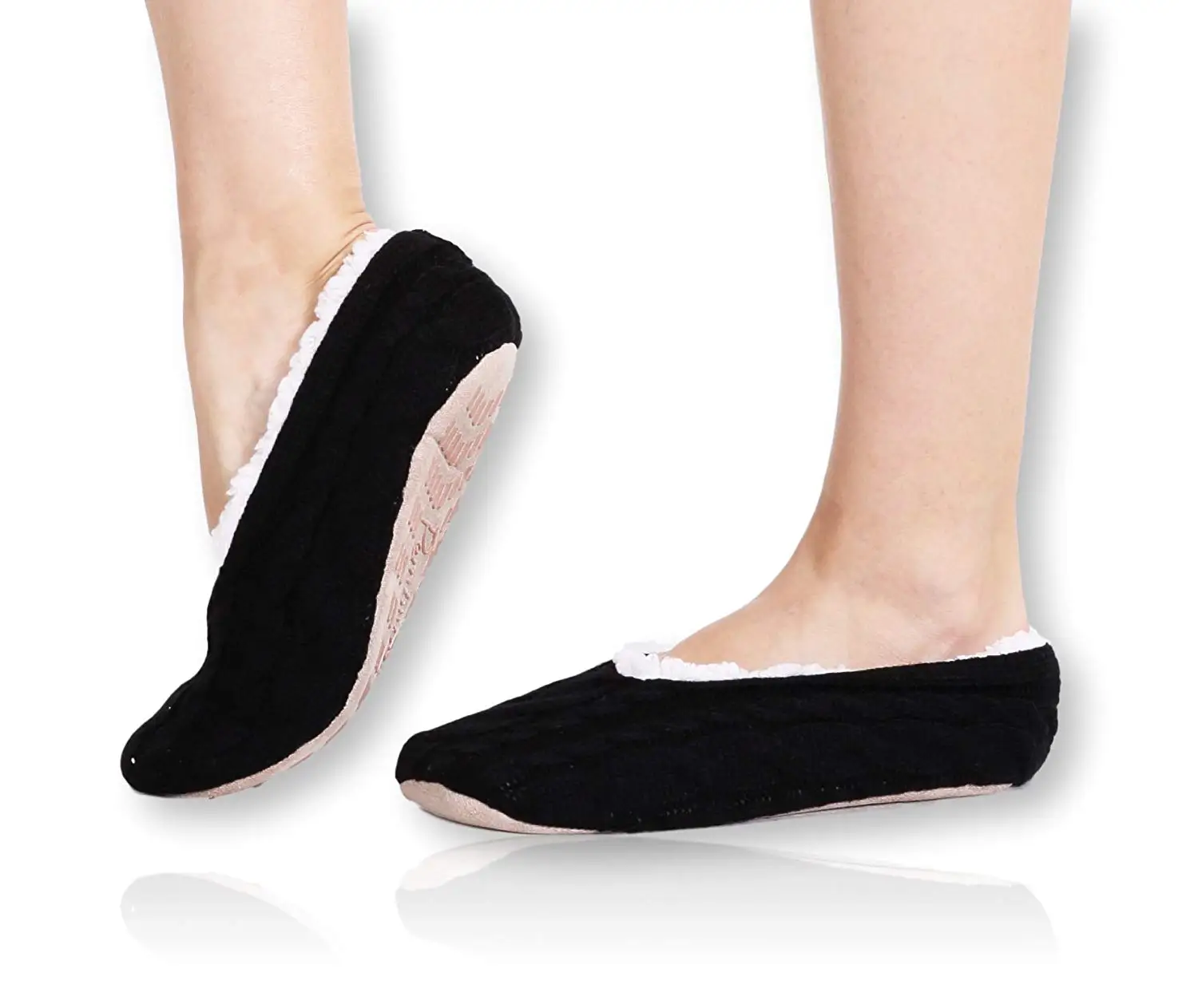 LULEX Boys Non-Skid Sock Top Slippers Soft Memory Foam Ankle Socks House Shoes for Little Kid 