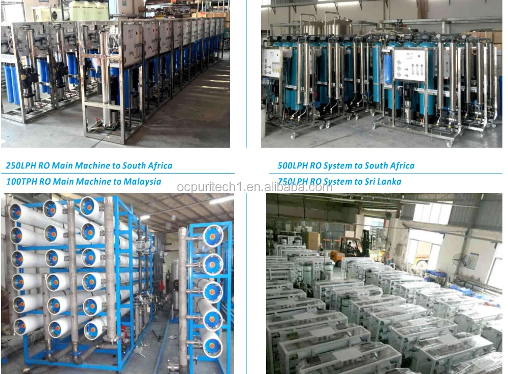 Industrial Water Treatment Of RO Water purifier for 500 Liter Per Hour