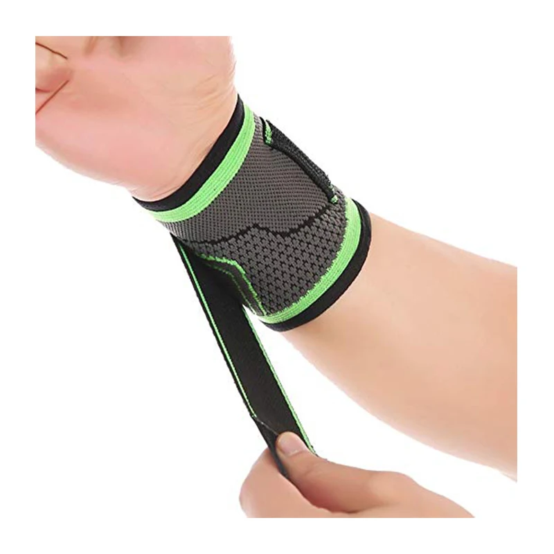 

Adjustable Wrist Support Compression Sleeve Brace with Strap for Weight Lifting Tendonitis ect., As pictures