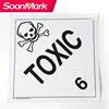 Custom toxic label sticker vinyl self adhesive warning labels,cover glossy/matte lamination for outdoor use