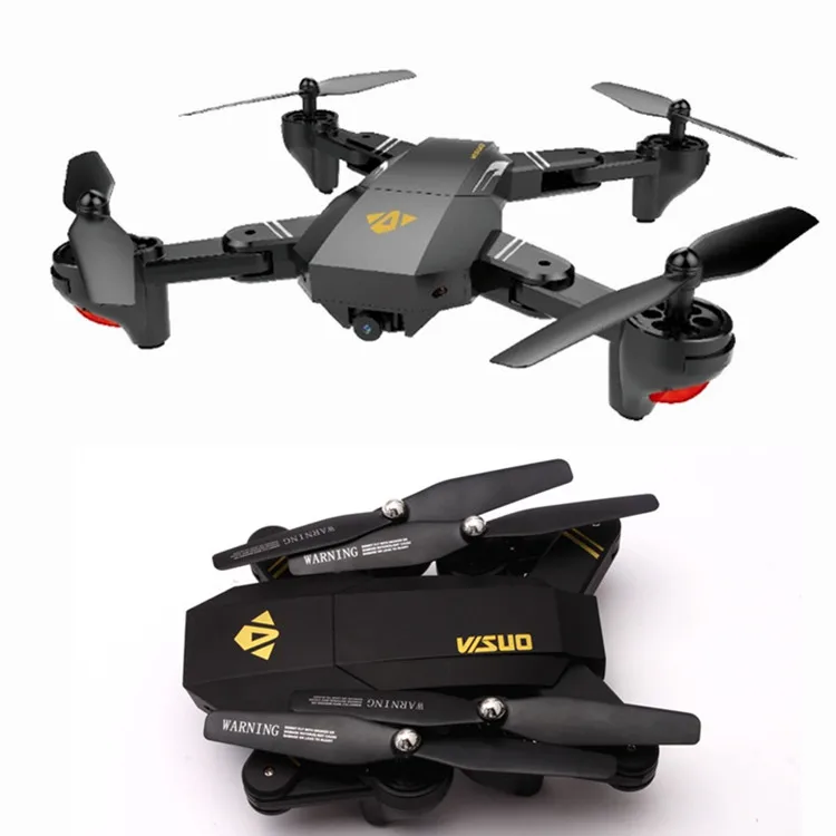 

Mini Foldable Drone XS809W XS809HW With Wifi FPV HD Camera Wide Angle Altitude Hold RC Quadcopter Drone EVAN, Black