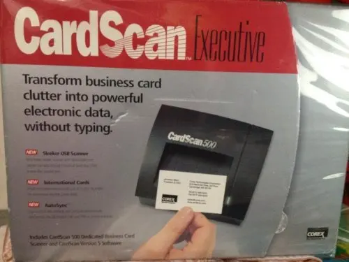 software for cardscan 600cx