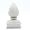 (50.8 mm) 2 inch Aluminum pineapple cap Black paint fence post cap pole cover
