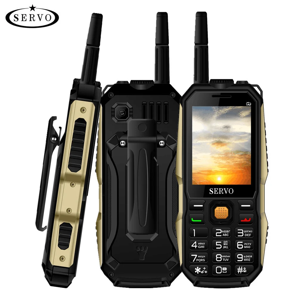 Best outdoor cellphone!!P20 2.4 inch 3 sim card 4000mah battery GSM network power bank mobile phone with TV function