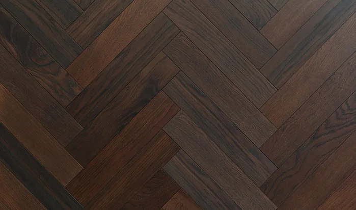 90mm Natural Oiled Unfinished Customerized Solid Chevron heringbones Hard Wood Flooring Oak