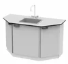 School Medical Chemistry Lab Center Work Table With Epoxy Resin Sink