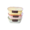 Household Easy to clean student PP Material Microwave Used Mid Size Food Plastic Lunch Box