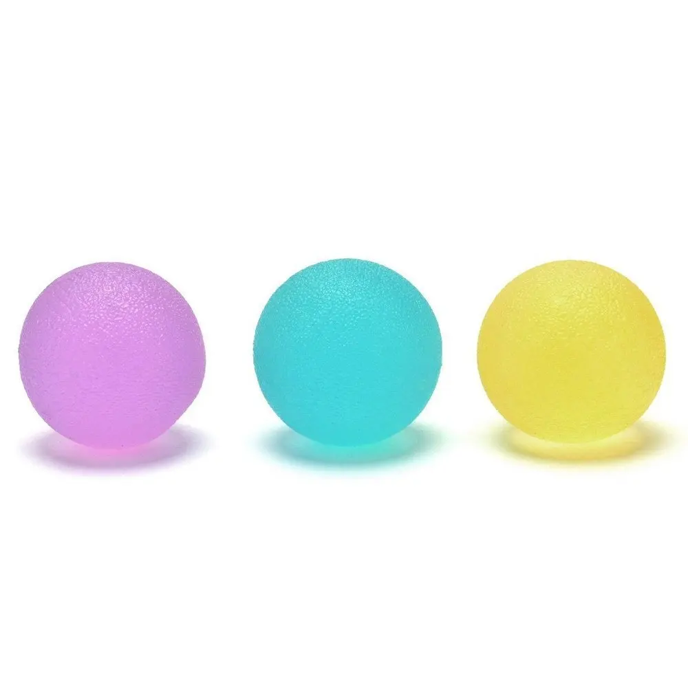 3pcs Stress Relief Ball Multiple Resistance Therapy Exercise Gel