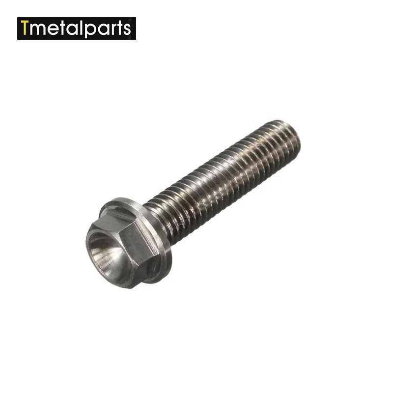 
Factory price M6 Titanium Bolt Hex Head Race Flange T bolts 