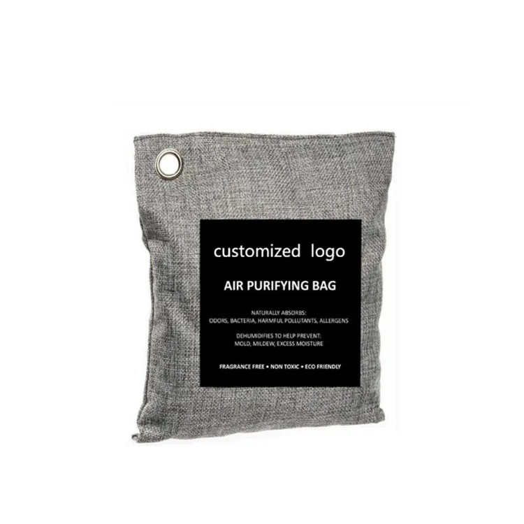 Car Air Freshener/Activated Bamboo Charcoal Deodorant bag Remove Odor & Moisture
