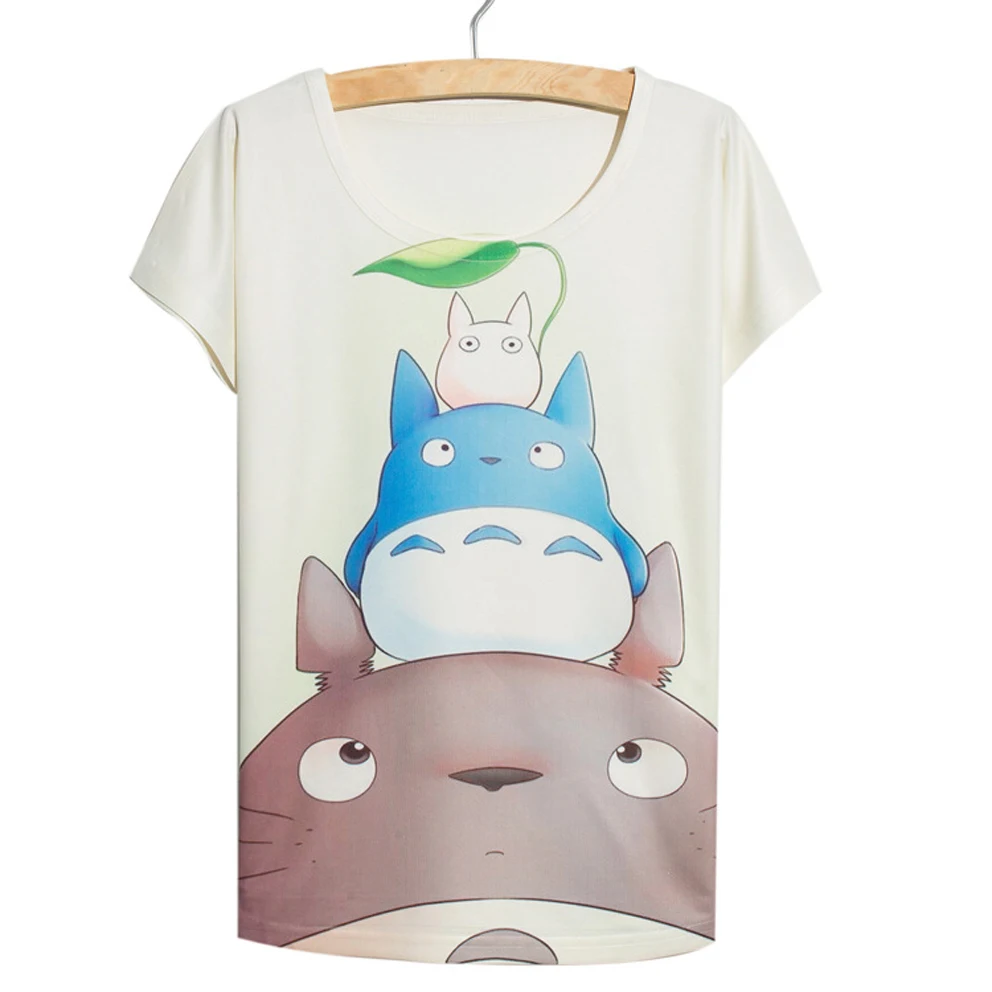 New Fashion 2016 summer Totoro T shirts for women tops ...