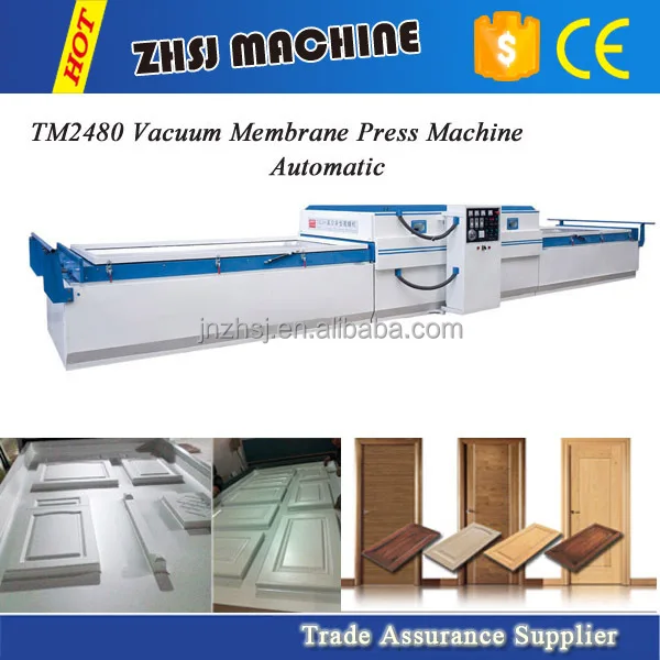 Tm2480 Pvc Furniture Door Hot Thermoform Membrane Press Machine