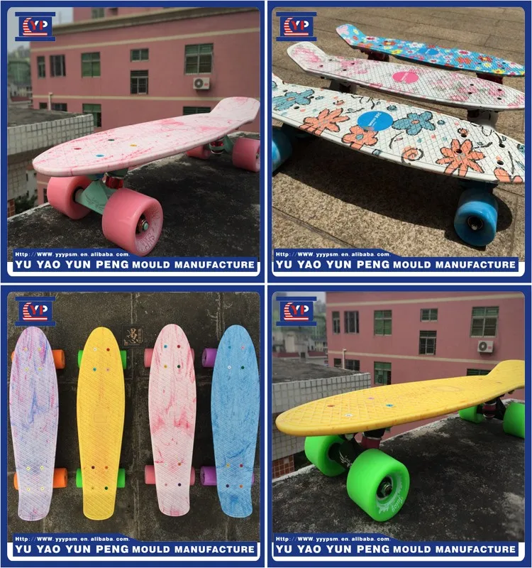 Yuyao Custom Injection Plastic Deck Mould Skateboard Mold For Sale