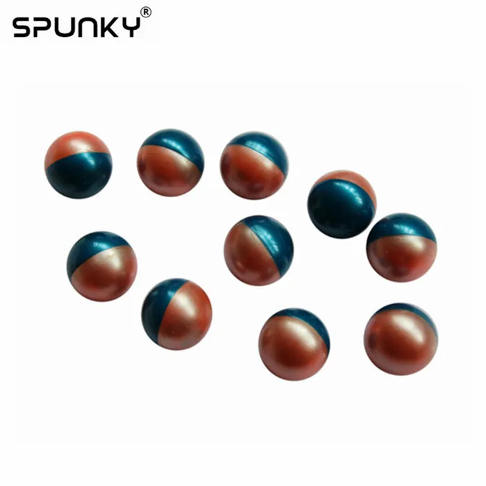 Biodegradable 0.68 Caliber Paintballs Peg Paintball With Double Color