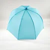 High Quality Customized Child Dome Sky Blue Straight Umbrella For Kids