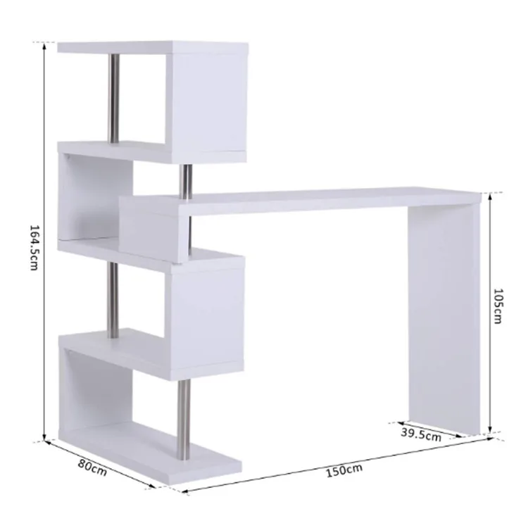 White Sold by MHSTAR Homcom Modern High Gloss Bar Counter Beverage Table Storage Display Wooden Shelf Shelving Room Divider