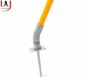nail spike screw with spring for soccer agility mark pole used in land ground