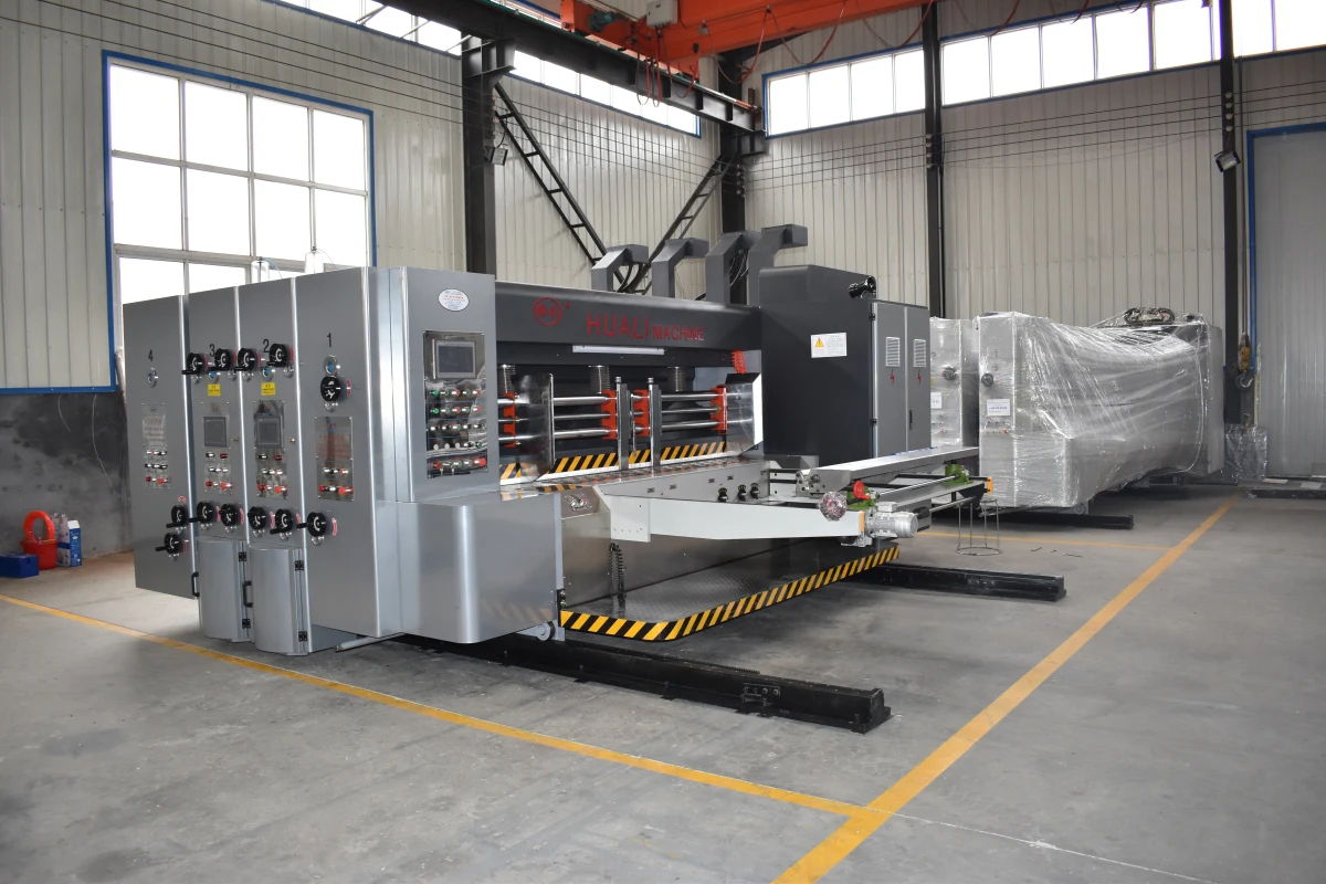 海洋纸比萨盒机瓦楞纸箱制作机线自动瓦楞纸箱机