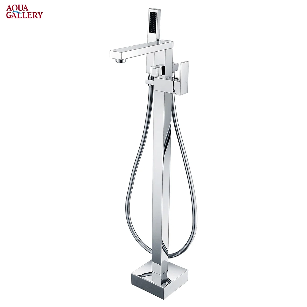 Upc Cupc Approval Floor Standing Brass Bath Shower Faucet With Tub