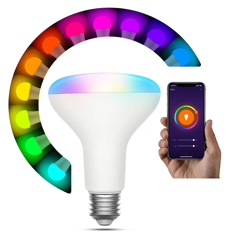 Large Power 13w Smart Wifi Led Lighting Bulb Amazon Alexa Wifi Remote