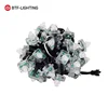 T1515 - ws2811 led pixels square module black wire Addressable IP68 Waterproof DC5V RGB color digit