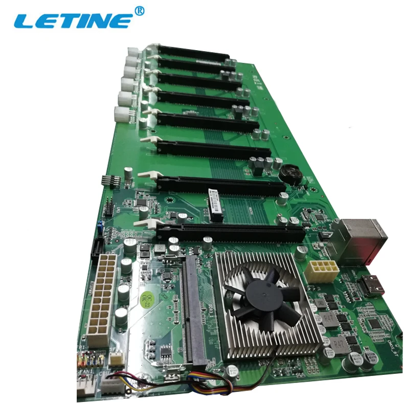 

B250 ddr4 Bitcoin mining machine motherboard for mining rig 8 Pcie intel 3865 CPU mining motherboard