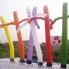 6m Tall Colorful Single Leg Inflatable Air Dancers Inflatable Wave Man For Advertising