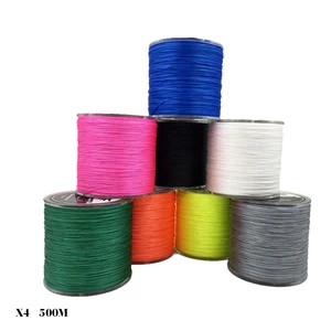 Drop Shipping 500M / 550Yards 4 Strand PE Multifilament Braided 10lb-150lb Fishing Line Thread Wire for Sea Fishing