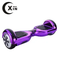 

6.5 Inch Chrome Hoverboard Two Wheels Electric Scooter With Top Lights