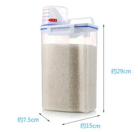 

cereal container storage food cereal storage container set, Transparent white