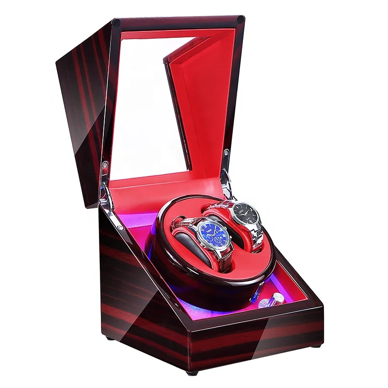 

Time partner Watch logo wrist men women watch winder box with new LED, Customized size