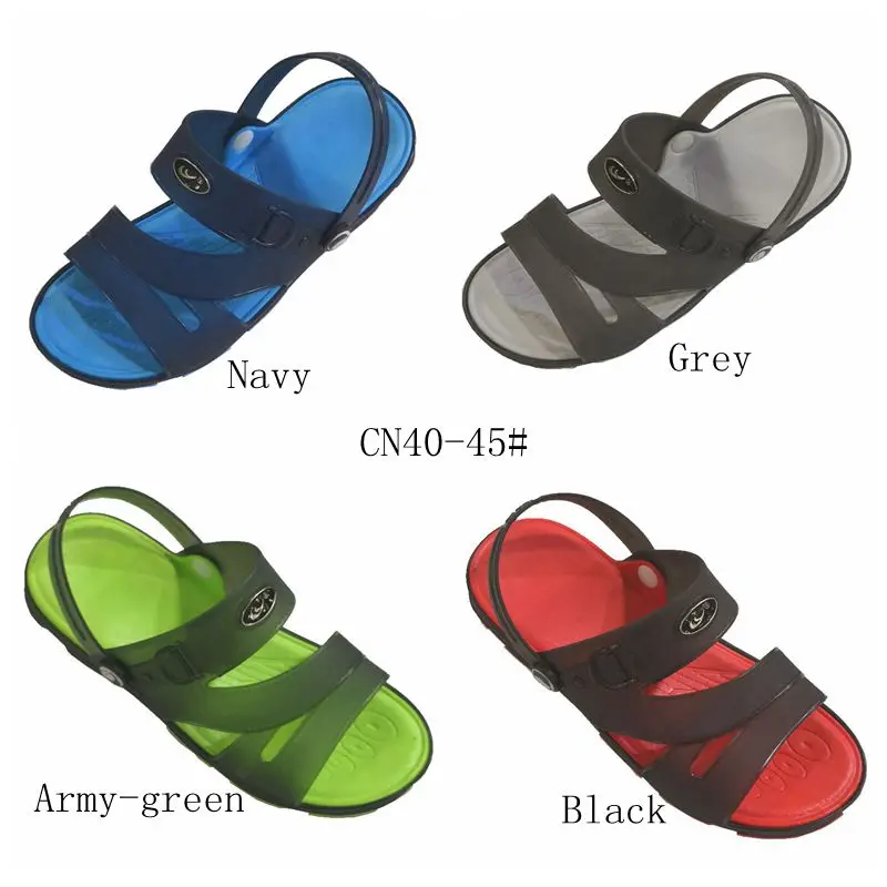 Whloedale Sandale Plastique Arabic Sandals  Karet  Green 