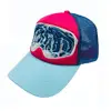 5 Panel Trucker Cap Map Goggle print with Embroidery Think Outline Baseball Cap With Sparkle Mesh