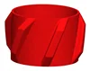 Steel type Straight Vein Solid Rigid solid body casing centralizer for oilwell