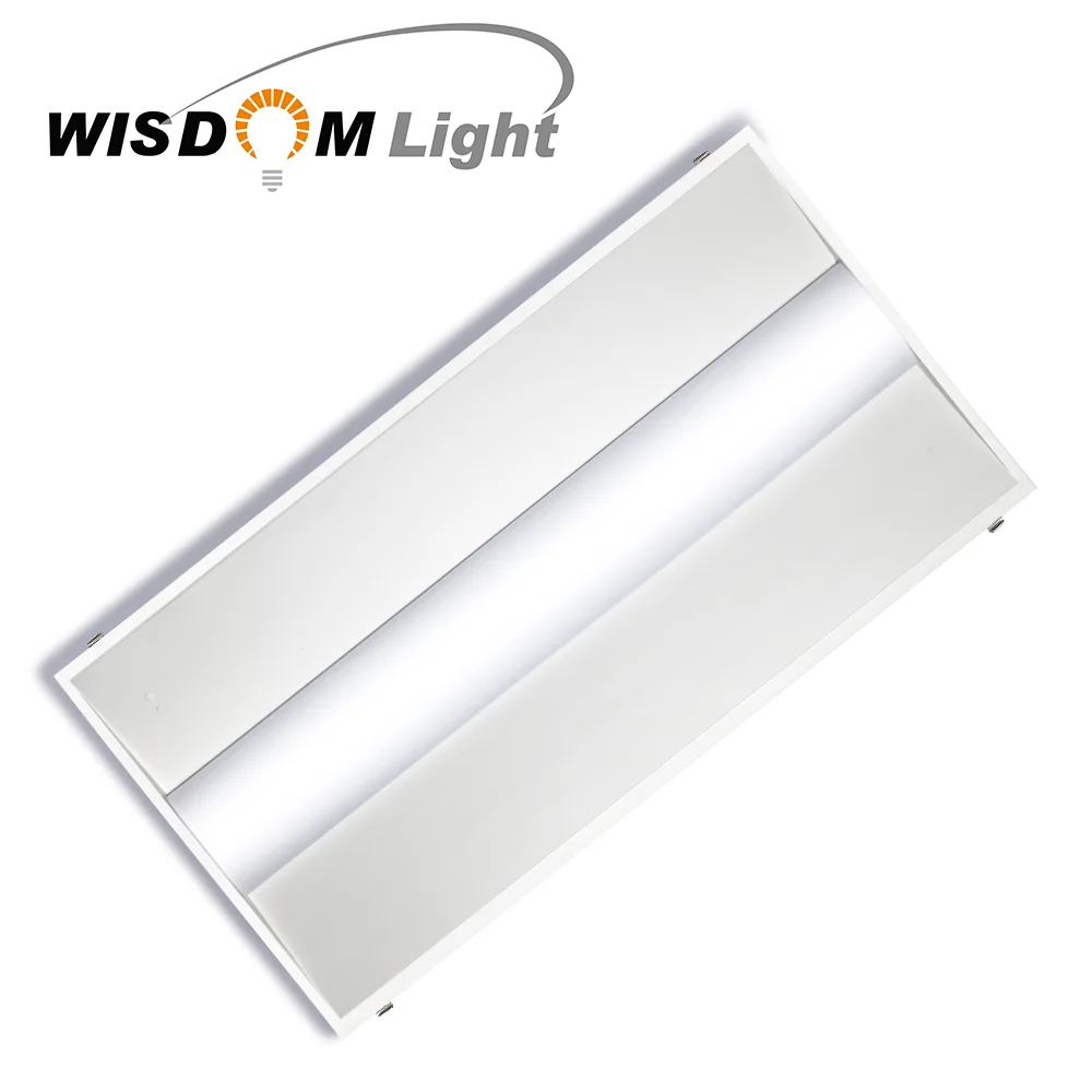 US stock 2X4 led panel light troffer with motion sensor air troffer fixture 2700K with diffuser