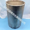 Molybdenum heat shield screen in double-layer cylindrical structure