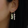 Fashion Custom Name earring pendant custom made earring for party drop earring