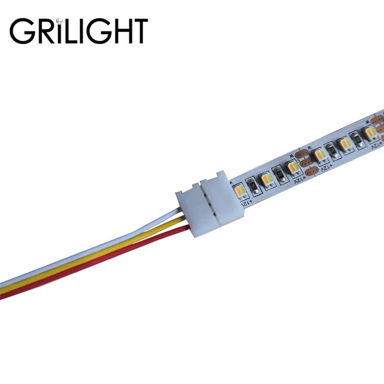 March Purchasing Festival hot sale cct adjustable led strip connector 3pin wire ws2812b led strip connector