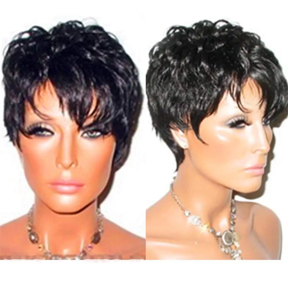 Buy N L W Brazilian Virgin Human Hair Lace Front Wigs For Black