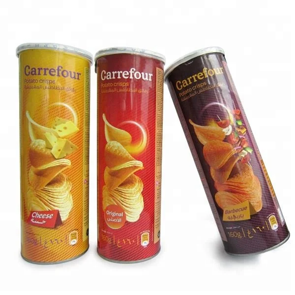 
halal snacks Canned packaging OEM potato chips 