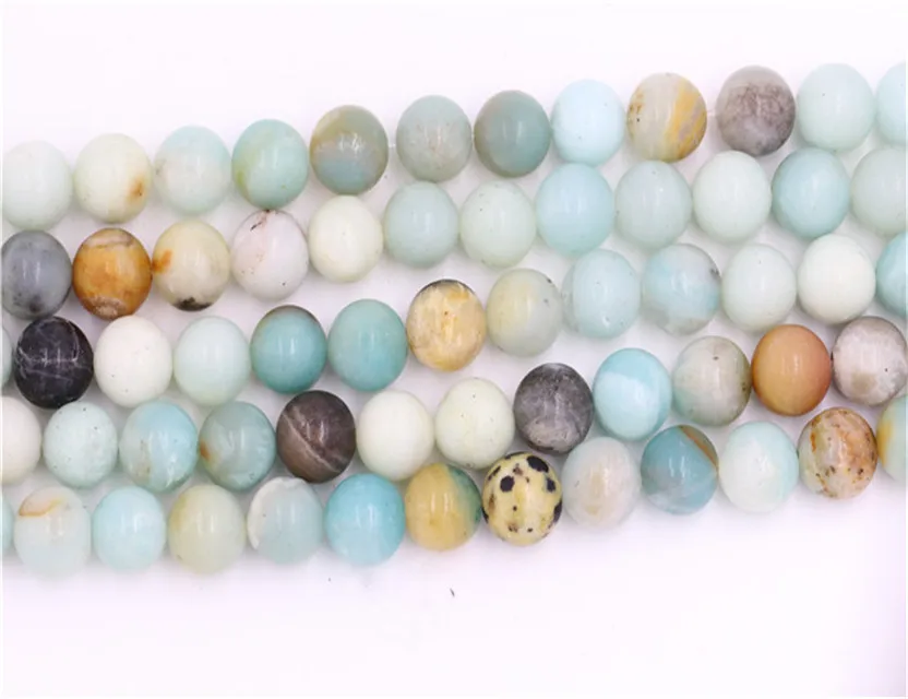 

High quality natural gemstone amazonite natural beads loose Amazon stone 2019